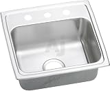 Elkay LRADQ191860R1 Lustertone Kitchen Sink Satin Finish Stainless Steel 19L. x 18W.