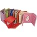 Kids Wallets - 100% Genuine Leather Kids Wallet MultiColor #825COL