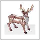 Jewelry Trinket Box with Crystal - Deer Design