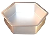 Fat Daddio's Anodized Aluminum Hexagon Cake Pan, 10 Inch x 2 Inch Image of Fat Daddio's Anodized Aluminum Hexagon Cake Pan, 10 Inch x 2 Inch
