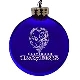 Baltimore Ravens Laser Etched Ornament