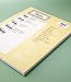 Weekly Menu Planner with Tear-off Shopping List (Yellow, Green, Blue)