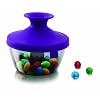 Vacuvin Popsome Candy & Nuts Storage Container and Dispenser Plastic Purple 0.45 Litre 13 cm x 13 cm x 7.5 cm