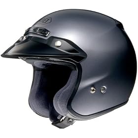 Shoei RJ Platinum-R Open Face Motorcycle Helmet Pearl Grey L