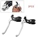 Bike Bicycle Black Silver Tone Metal Handle Hand Brake Levers