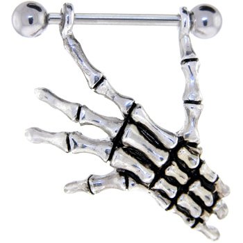 Childrens Toyshop  Jewelry : SKELETON HAND Nipple Shield