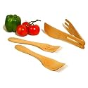 Maple Wood Salad Fork and Paddle