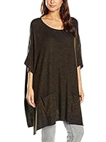 Cortefiel Poncho Bolsillos (Azul Marino / Bronce)