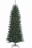 6.5′ Slim Alexandria Pine Pre-Lit Artificial Christmas Tree – Clear Lights