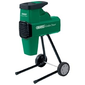 Draper 45545 230-Volt 2,500-Watt 40 mm Quiet Garden Shredder