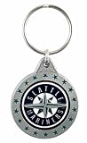 Pewter MLB Team Logo Key Ring - Seattle Mariners