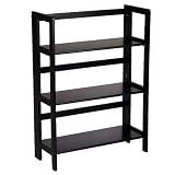 Folding Bookcase - Black