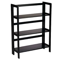 Folding Bookcase - Black