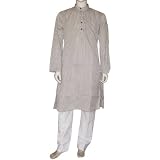 Mens Clothing Kurta Pajama Long Sleeve Cotton Dress Chest :38 inches (gkp637)