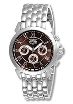 Invicta Men's II Collection Brown Dial Silver-Tone Watch #4244