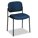 Armless Guest Chair, Blue
