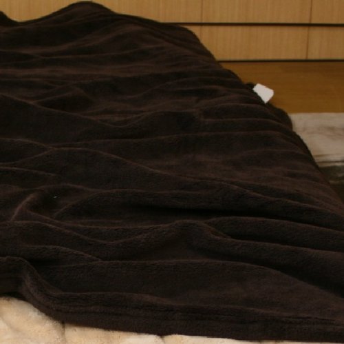 【ブラウン】マイクロファイバーカラー毛布140x200cm　柔らかくて軽い、そして何より暖かい。オールシーズン大活躍。