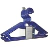 H & L Russel Plastic Hanger with Turnable Hook, Dark Blue, Set of 10, 33 cm (Childrens)