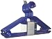 PLASTIC HANGER TURNABLE HOOK SET OF 10 - DARK BLUE 33CM