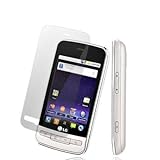 Clear LCD Screen Protector Film Guard Cover for LG Optimus M MS690 Metro-PC ....