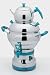 Teasam Electric Samovar Teapot 4.5 Liters Blue Bakelite Handle