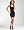 Diamond Slash Detail Dress - BLACK (P/S)