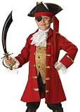 NEW Kids Pirate Captain Hook Boys Halloween Costume 6 Boys Medium (fits size 6)