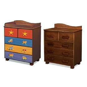 Room Magic Chocolate 5 Drawer Chest, Cowboy by Room Magic