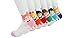 FloraKoh Women Cotton Crew Casual Socks 6 Pair Pack