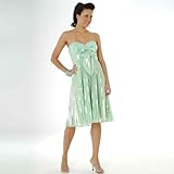 IMAGE OF Short Party Dress by Sean Collection Strapless Cocktail Dress (8861) LIME S