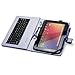 Fosmon Leather Case with Stand, USB Keyboard and Stylus for 10