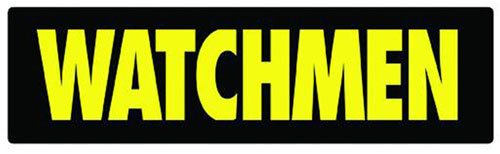  NECA Watchmen Movie Sticker Watchmen Logo