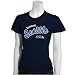 Seattle Seahawks Pacific Blue Ladies Distressed Script T-shirt