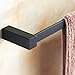 MARMOLUX ACC Bathroom Towel Bar Stainless Steel Bathroom Hotel Style Decor Rack Invisible Wall Mount Hanger Washcloth Holder Rail Non-Slip 21.5 Inch Black Paint Burghead Series