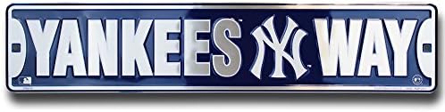 NY YANKEES WAY STREET SIGN,Metal Tin New York Baseball Sports Lover,HOME DECOR