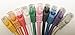 2ft CAT6 patch cables Molded Plugs 10-Pack (Assorted)
