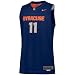 Nike Elite Syracuse Orange #11 Navy Blue Twilled Basketball Jersey