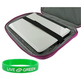 Acer Aspire AS1410-2039 11.6-Inch Netbook Carrying Bag (Tag 2-Tone Magenta / Grey)