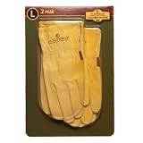Plainsman Cabretta Leather Gloves- Large - 2 Pair