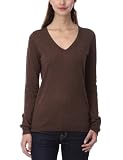 Hilfiger Denim Hayley Vn Sweater L/S - Pull - Femme - Marron Chiné  - M