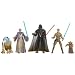 Star Wars Movie Series The Empire Strikes Back Battle Packs Action Figure Set - Jedi Training on Dagobah with Yoda, R2-D2, Spirit of Obi-Wan Kenobi with Blue Lightsaber, Luke Skywalker with Blue Lightsaber and Spirit of Darth Vader with Red Lightsaber_s-2