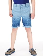 Pure Cotton Aztec Chino Shorts