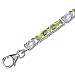 Magical Delight: 4.75 Carats Oval Shape Peridot & White CZ Bracelet in Sterling Silver Rhodium Finish image 2