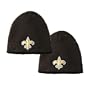 New Orleans Saints Black Knit Beanie 2-Pack