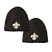 Reebok New Orleans Saints Black Knit Beanie 2-Pack