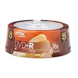 TDK 4.7GB 16x DVD-R (25-Pack Spindle )