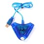 PS PS2 USB Dual Controller to PC Adapter Converter