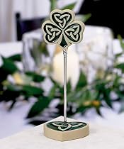 Shamrock/Trinity Love Knot Placecard Holders