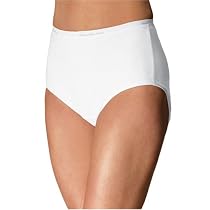 Fruit of the Loom Women's Classic White 3-Pack Briefs
