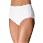Fruit of the Loom Women's Classic White 6-Pack Briefs